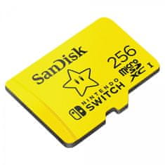 SanDisk MicroSDXC card for Nintendo Switch 256GB, up to 100MB/s Read, 60MB/s Write, U3, C10, A1, UHS-1