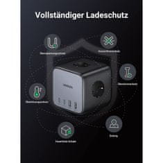 Ugreen DigiNest Cube 65W USB-C / AC 7v1 vtičnica