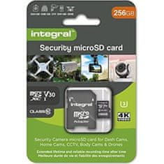 Integral 256GB MICRO SD KARTICA ZA VARNOSTNE KAMERE