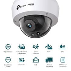 TP-Link VIGI 2MP 2.8mm/4mm IR Dome mrežna kamera (do 1920x1080 30fps)