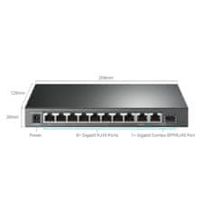 TP-Link Stikalo 10-port Gigabit stikalo z 8-Port PoE+ port