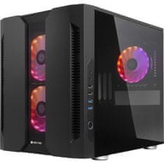 Chieftec Chieftronic M2 USB3.1 Gen1 mATX RGB ohišje, črno