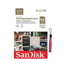 SanDisk MAX ENDURANCE microSDXC 64GB + SD Adapter