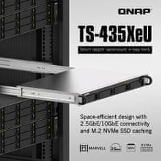 Qnap NAS strežnik 1U rack short, 4GB ram, 10Gb mreža