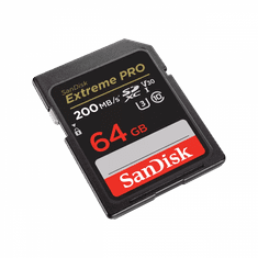 SanDisk EXTREME PRO 64GB SD, 200MB/s