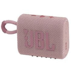 JBL GO 3 Bluetooth prenosni zvočnik, roza