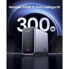 Ugreen Nexode 300W GaN II 5-portni USB polnilec - box