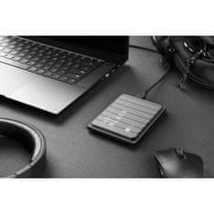 WD Zunanji disk BLACK P10 2TB USB 3.0, črn