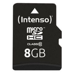 Intenso 8GB microSDHC Class 10 25MB/s spominska kartica