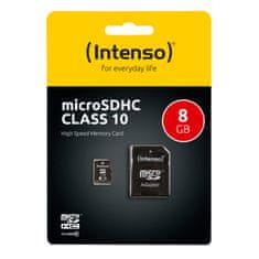 Intenso 8GB microSDHC Class 10 25MB/s spominska kartica