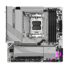 Gigabyte B650M AORUS ELITE AX ICE, DDR5, SATA3, USB3.2Gen2x2, DP, 2.5GbE, WiFi 6E, AM5 mATX