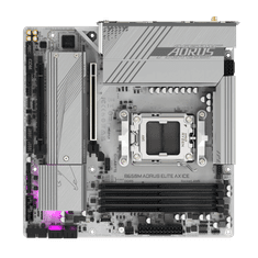 Gigabyte B650M AORUS ELITE AX ICE, DDR5, SATA3, USB3.2Gen2x2, DP, 2.5GbE, WiFi 6E, AM5 mATX