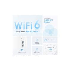 TP-Link Deco X10 (3 pack) domači Mesh Wifi sistem