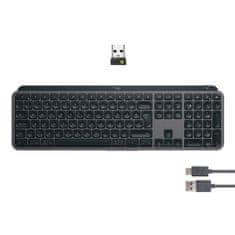 Logitech Tipkovnica MX Keys S, grafitna, SLO