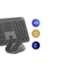 Logitech MK950 Slim brezžični komplet, Bolt