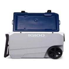 Igloo Prenosna hladilna skrinja MAXCOLD ROLLER Latitude 90, 85L, pepelnato siva