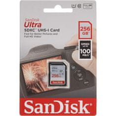 SanDisk Ultra 256GB SDXC spominska kartica 100MB/s