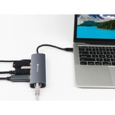 Sandberg USB-C 8K Display Dock priklopna postaja