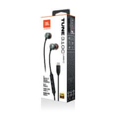 JBL USB-C žične slušalke Tune 310C, črne