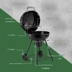 VonHaus Kettle BBQ žar na oglje