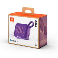 JBL GO 4 Bluetooth prenosni zvočnik, vijoličen