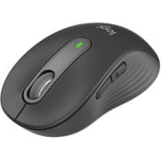 Logitech Miška Signature M650, velikost L, Bluetooth, grafitna