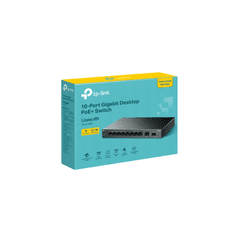 TP-Link LS1210GP 10-port Gigabit mrežno stikalo / switch z 8-Port PoE+