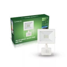 Asalite LED Bela Slim Reflektor 10W 4500K (900 lumnov) + Senzor