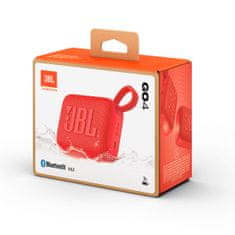 JBL GO 4 Bluetooth prenosni zvočnik, rdeč