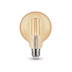 Asalite LED filament 7W G95, E27, 2000K, 650lm