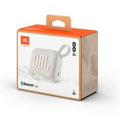 JBL GO 4 Bluetooth prenosni zvočnik, bel