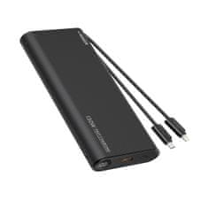 VEGER Prenosna baterija TC130 25000 mAh, črna