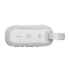 JBL GO 4 Bluetooth prenosni zvočnik, bel