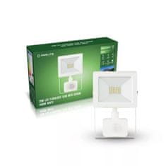 Asalite LED slim reflektor 20W 4500K (1800 lumnov) + Senzor, bela