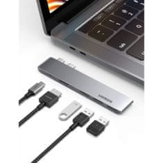 Ugreen USB-C Hub za MacBook (HDMI, USB-C, 2x USB 3.0) - box