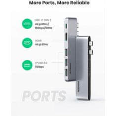 Ugreen USB-C Hub za MacBook (HDMI, USB-C, 2x USB 3.0) - box