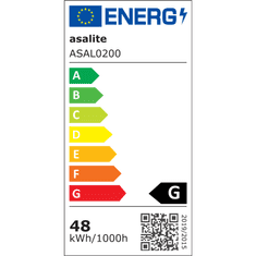 Asalite Stropna LED luč, kvadrat, 48W OPAL+ daljinski upravljalec