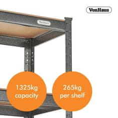 VonHaus Extra Wide 1.8m 5 polični regal