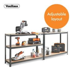 VonHaus Extra Wide 1.8m 5 polični regal