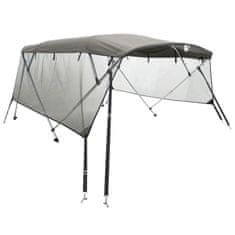 Vidaxl Bimini tenda s 4 loki in stranicami 243x(230-244)x137 cm