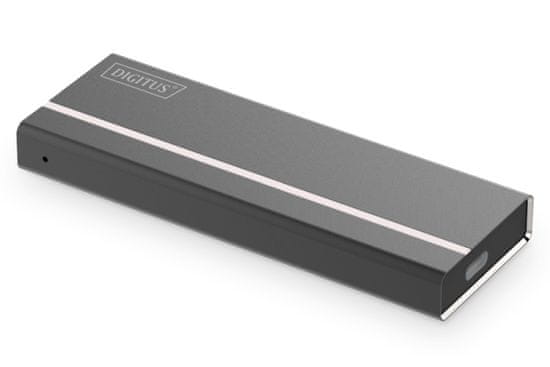 Digitus USB Type-C 3.1 zunanje ohišje za SSD M.2 (NVMe), aluminijasto ohišje, M-ključ ali B+M-ključ