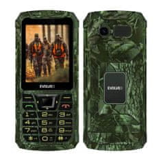 Evolveo StrongPhone Z6, vodoodporen, vzdržljiv, Dual SIM, lovska \"camo\"