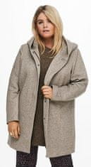 Only Carmakoma Ženski plašč CARSEDONA LIGHT COAT OTW NOOS 15191768 Oreh MELANGE (Velikost 7XL)