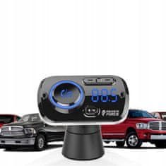 NEW BLUETOOTH FM TRANSMITTER 5.0 USB MULTIFUNKCIONALNI 8v1