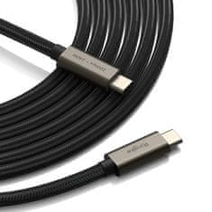 NEW RINGKE USB 3.2 GEN 2X2 TYPE-C KABEL PD240W 100CM ČRN