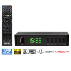 Evolveo Alpha T2, večpredstavnostni snemalnik HD DVB-T2 H.265/HEVC, HDMI, SCART, USB