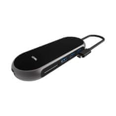 Miramarket JCPAL CONCENTRATOR ADAPTER ONYX USB-C 9-Port HUB (črn)