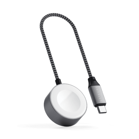 NEW Satechi - magnetni polnilec za AppleWatch USB-C 18 cm (vesoljsko siva)