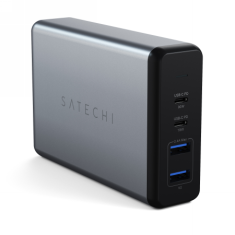 NEW Satechi Desktop 108W Pro - omrežni polnilnik (2x USB-C PD 90W/18W, 2x USB-A skupaj 12W)