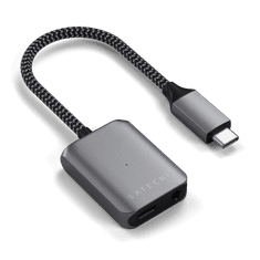 NEW Satechi Audio &amp; PD Adapter - Aluminijast adapter za avdio naprave (USB-C PD 3.0)